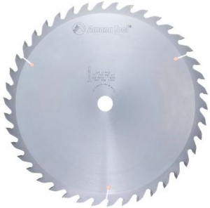 Amana Tool 614420 Carbide Tipped General Purpose 14 Inch D x 42T ATB, 15 Deg, 1 Inch Bore, Circular Saw Blade